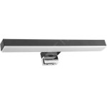 Sapho - clairage - luminaire  led veronica 300x25x83 mm, noir e27423ci