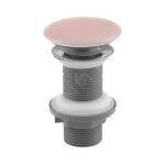 Sapho - infinity - sortie de lavabo, clickclack, rose mat saumon 38tp0167i