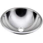Sapho - inox - lavabo � encastrer, diam�tre 41 cm, inox 13030. b