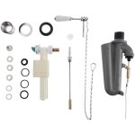 Sapho - kerasan waldorf - mcanisme de chasse d'eau retro avec chane, chrome 754590