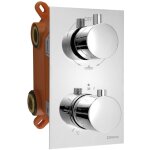 Sapho - kimura - mitigeur thermostatique de douche encastré avec corp d´encastrement, pour 3 sorties, ... Sapho - kimura - mitigeur thermostatique de douche encastré avec corp d´encastrement, pour 3 sorties, ...