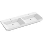 Sapho - meuble - lavabo double thalie 120, 120x46 cm, blanc th11120 Sapho - meuble - lavabo double thalie 120, 120x46 cm, blanc th11120