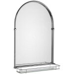 Sapho - miroirs - miroir tiga 48x67 cm, avec tablette, chrom hz202