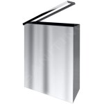 Sapho s�rie h�tel - poubelle mural 25 l, inox bross� xp006