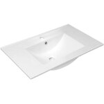 Sapho - slim - meuble - lavabo slim, 75x46 cm, blanc 1601 - 75 Sapho - slim - meuble - lavabo slim, 75x46 cm, blanc 1601 - 75
