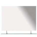 Sapho - wega - miroir 100x80 cm, avec étagère 60092 Sapho - wega - miroir 100x80 cm, avec étagère 60092