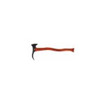Sapie manche carbone et plastique 600mm 840g. equip�e d'une hachette pour couper les r�sidus de bois, ...