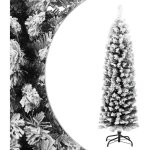 Sapin de noël artificiel mince flocon de neige vert 120 cm pvc Sapin de noël artificiel mince flocon de neige vert 120 cm pvc
