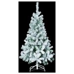 Paris prix - sapin de nol enneig floque 180cm blanc