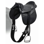 Ensemble de selles en cuir synthtique de 12 complet avec triers, supports et sangle