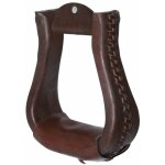 Etriers occidentaux en cuir brut bell bottom Etriers occidentaux en cuir brut bell bottom
