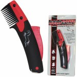 Peigne ciseaux solocomb abs avec revtement caoutchout et lames en acier