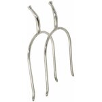 �perons de pression portugais avec une jambe en forme de goutte d'eau courb�e en acier inoxydable