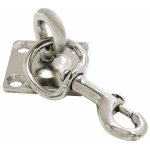 Plaque murale avec anneau galvanis� pour bo�te 10 pcs