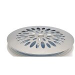 Grille cloche pour bonde receveur sortie verticale