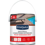 Starwax - saturateur haute protection pour terrasses et bois ext�rieurs teck 2, 5l