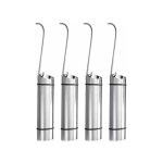 Saturateur radiateur acier inox, humidificateur d'air  suspendre avec crochet inclus, lot de 4, acier ...