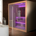 Boreal sauna - sauna combi boreal elgance pro 6 - 200x200 infrarouge + vapeur