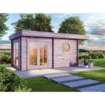 Sauna extrieur harmonie 70 naturel 508 x 354 cm