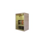Sauna infrarouge 129x90, 7x190 cm en bois naturel Sauna infrarouge 129x90, 7x190 cm en bois naturel