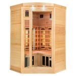 Sauna infrarouge cabine 2 - 3 places apollon quartz