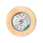 Sauna klimamesser, hygrom�tre pour sauna, thermom�tre pour sauna, r�glable manuellement, 2en1 mesureur ...