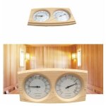Sauna thermohygrom�tre hygrom�tre thermom�tre en bois accessoires de sauna table unique thermom�tre d'humidit� ...