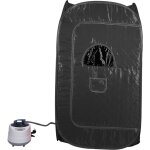 Sauna  vapeur, portable home sauna infrarouge spa tente 8080135cm avec petite chaise pliante, 2l steamer ...