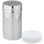 Saupoudreuse � sucre glace et cacao en acier inoxydable avec couvercle 13 cm fackelmann divers