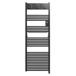 Sauter - radiateur sche - serviettes marapi tactile anthracite 750w - 145 x 50cm
