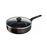Sauteuse anti - adhsive 24cm + couvercle tefal b5543202
