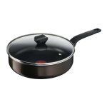 Sauteuse anti - adhsive 26cm avec couvercle tefal b5543302