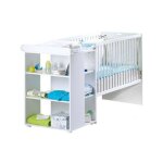 Sauthon - eloi lit combin 3 en 1 volutif 60 x 120 en 90x190 cm - blanc