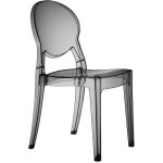 Scab design - chaise design, chaise igloo - deco originale gris transparent en plastique