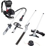 [jamais utilis] scheppach dbroussailleuse thermique  dos mfh5300 - 4bp - rotofil - moteur 2t de 51, ...