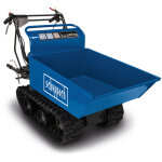 Scheppach dumper - benne motoris�e thermique sur chenilles dp4500 - charge maximale de 400kg - 5, 6cv ...