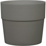Groove 40, pot de fleurs / plantes, rond, en plastique couleur: nero, 38 cm de diamtre, 35, 2 cm de ...