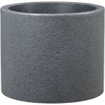 Panzano 30, vase / pot de fleurs / pot de plantes, rond, en plastique couleur : granit noir, 28. 8 cm ...