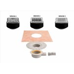 Schluter - kit d'évacuation pour douche à l'italienne, sortie horizontale kerdi drain - dn40 - garde ... Schluter - kit d'évacuation pour douche à l'italienne, sortie horizontale kerdi drain - dn40 - garde ...