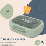 Schmatzfatz bento lunch box adulte boite repas compartiment adulte et enfant lunchbox multi - compartiments ...