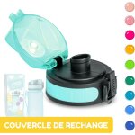 Schmatzfatz bouchon de remplacement pour gourde sport, couvercle d'ouverture pour bouteille d'eau, gourdes ...