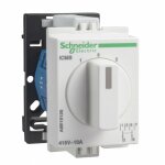 Schneider electric - acti9, icmb commutateur rotatif bipolaire avec rappel � z�ro 10a 2p 415vca - a9e15120 ...