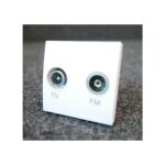 Schneider electric - prise tv - fm blanc polaire m�canisme 45x45mm sans support ni plaque altira