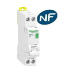 Scanelec - disjoncteur 1p + n 16a - courbe c - peignable schneider r9pfc616