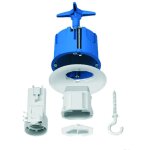 Schneider electric - boite de centre dcl � 67mm prof 50mm kit avec couvercle non - affleurant � 80mm ...