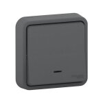 Schneider electric - bouton poussoir anthracite encastr� �tanche - mureva - schneider