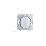 Schneider electric - double interrupteur ou va - et - vient ovalis schneider finition: blanc