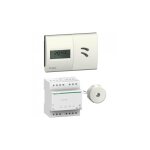Gestionnaire d'energie 2z  fil pilote 230v avec boitier d'ambiance + dlesteur 3 voies de chauffage ...