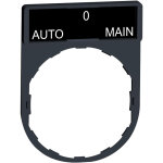 Schneider electric - harmony - porte - �tiquette 30x40 + �tiquette 'auto - o - main' 8x27 - blanc / noir ...