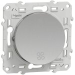 Schneider s530233 odace - interrupteur vmc - aluminium - sans position arrt
